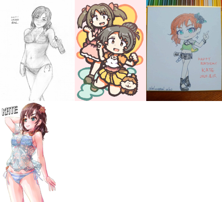 #デレマス版ワンドロ 2025-08-15まとめ