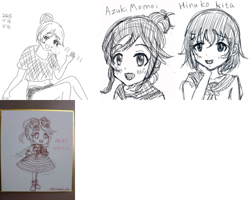 #デレマス版ワンドロ 2025-11-16まとめ