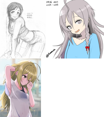 #デレマス版ワンドロ 2026-01-12まとめ