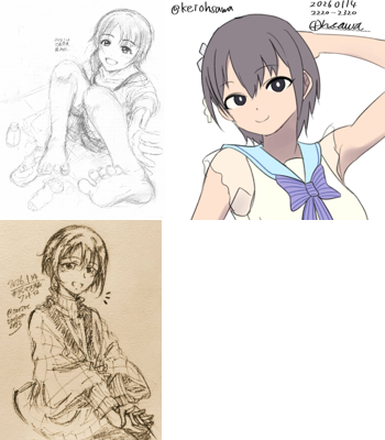 #デレマス版ワンドロ 2026-01-14まとめ