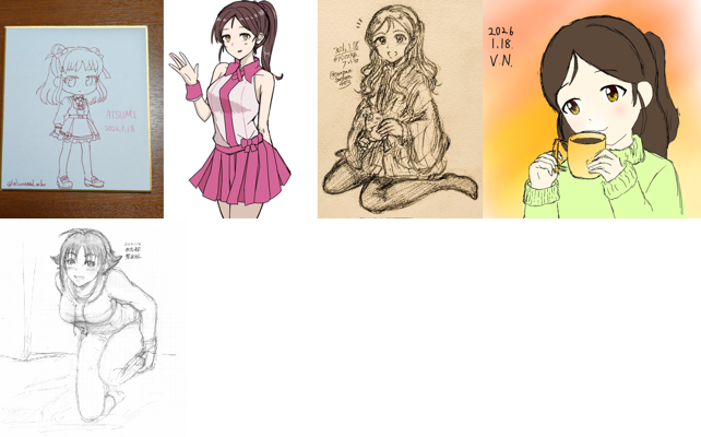 #デレマス版ワンドロ 2026-01-18まとめ